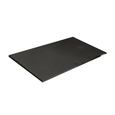 Leroy Merlin Roma Piatto Doccia.Piatto Doccia Resina Strato 120 X 70 Cm Nero Prezzo Online Leroy Merlin