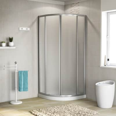 Leroy Merlin Bagno Box Doccia.Box Doccia Quadrato Scorrevole Nerea 80 X 80 Cm H 185 Cm In Vetro Temprato Spessore 4 Mm Granito Argento Prezzo Online Leroy Merlin